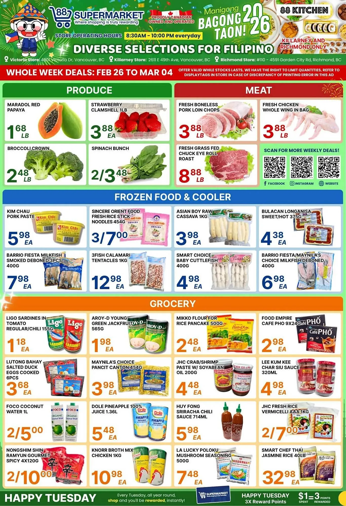 88 Supermarket flyer from February 26 to March 4 2026 - flyer page 1