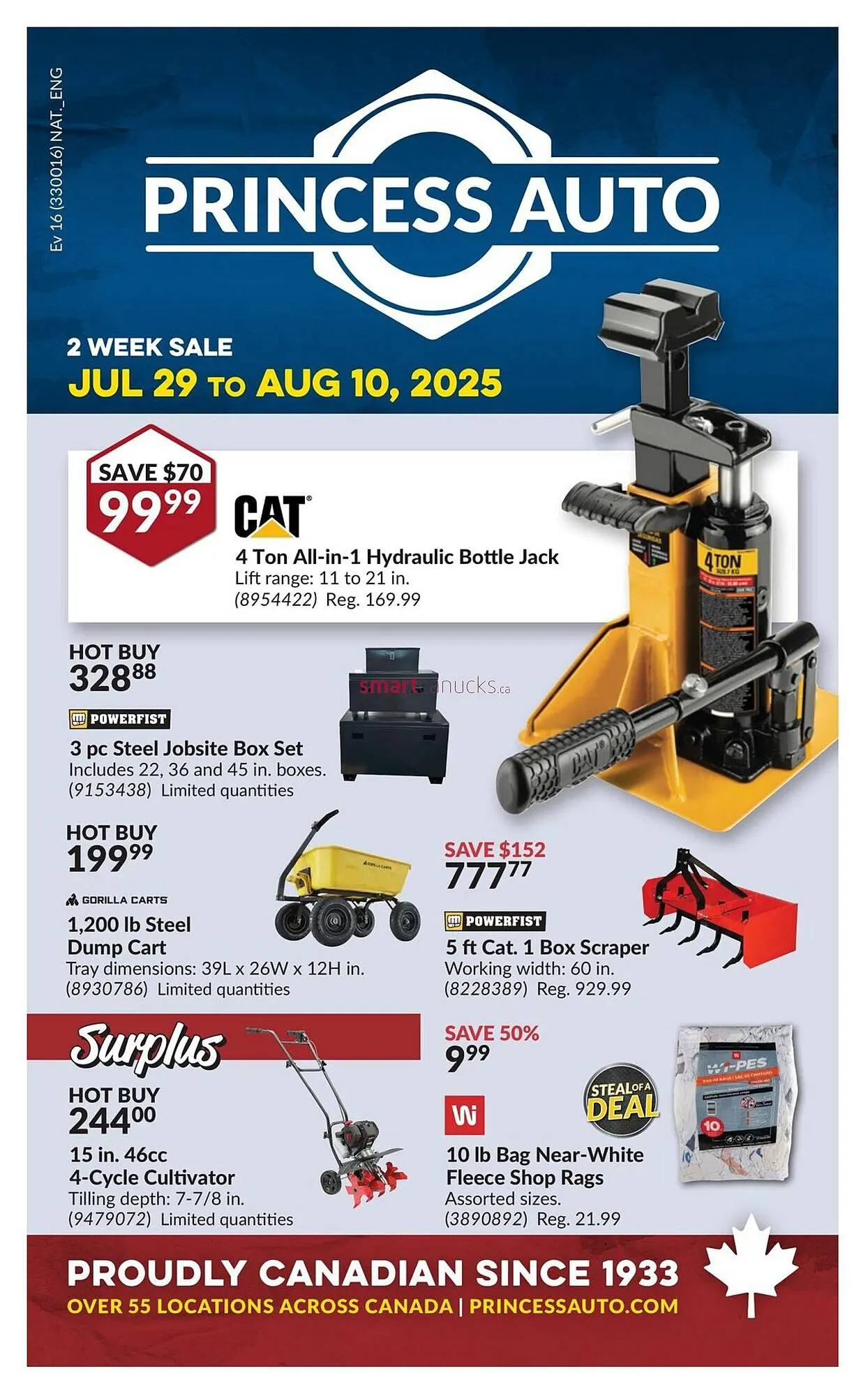 Princess Auto flyer from July 24 to July 30 2025 - flyer page 1