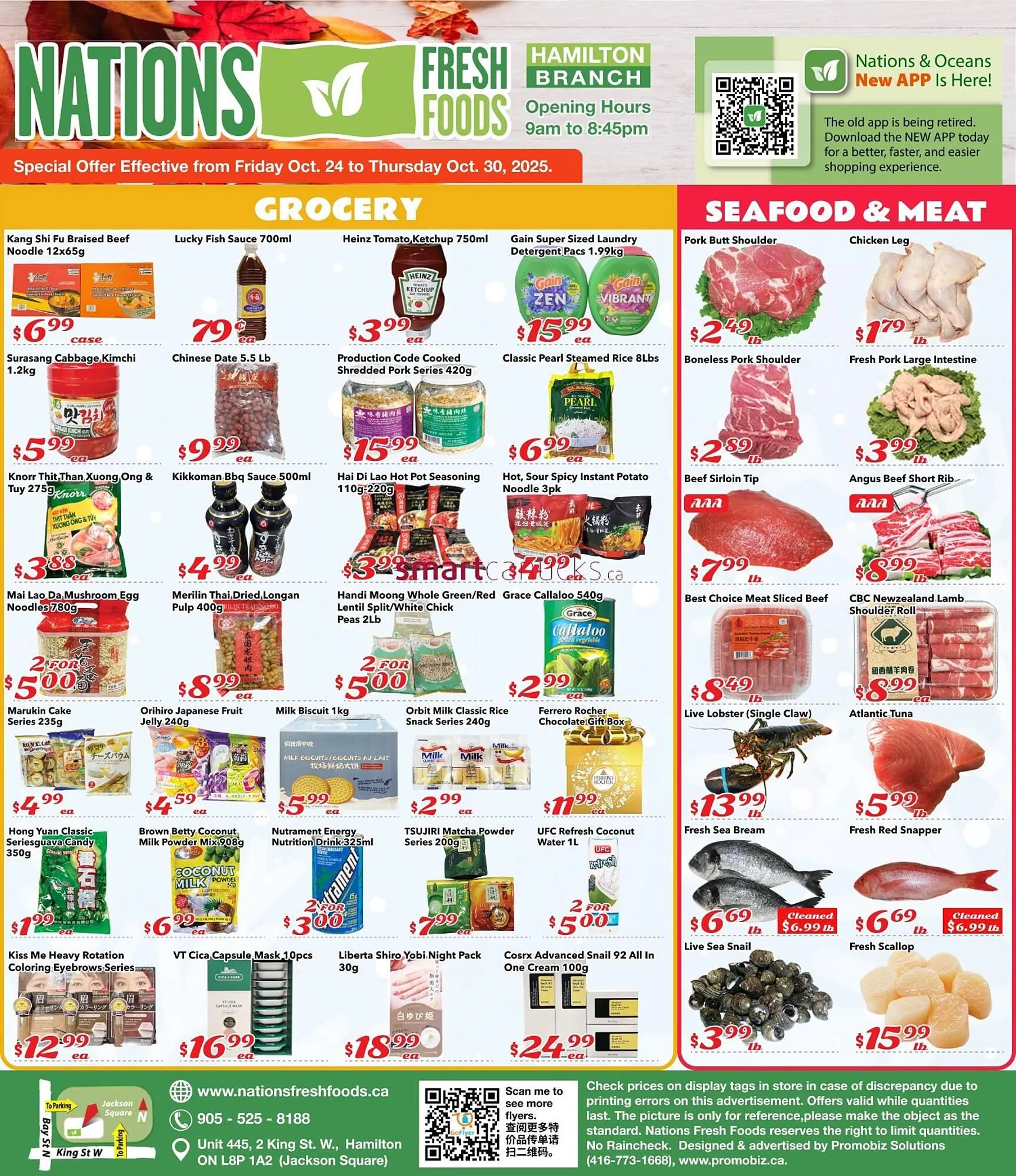 Nations Fresh Foods flyer from October 24 to October 30 2025 - flyer page 1
