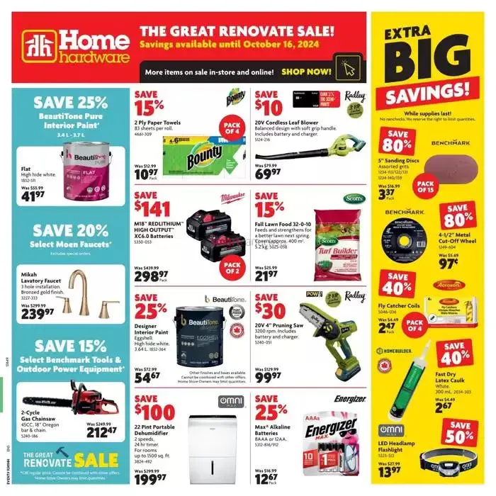 Our best bargains from October 10 to October 16 2024 - flyer page 1