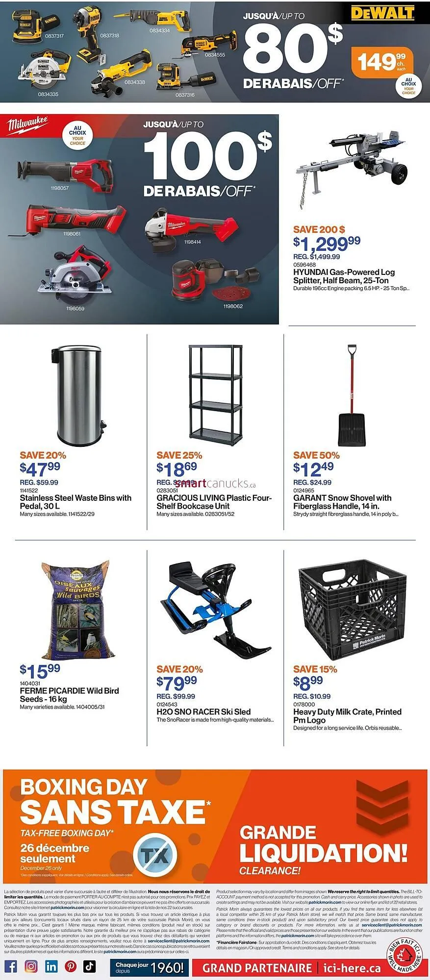 Patrick Morin flyer from December 25 to January 7 2026 - flyer page 3