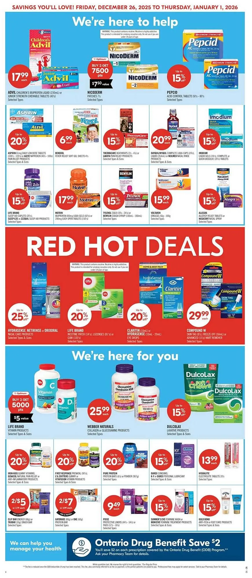 Shoppers Drug Mart flyer from December 25 to January 1 2026 - flyer page 9