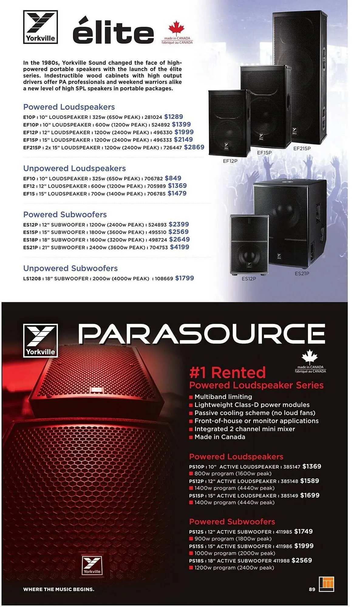 Long & McQuade flyer from November 5 to July 31 2026 - flyer page 89