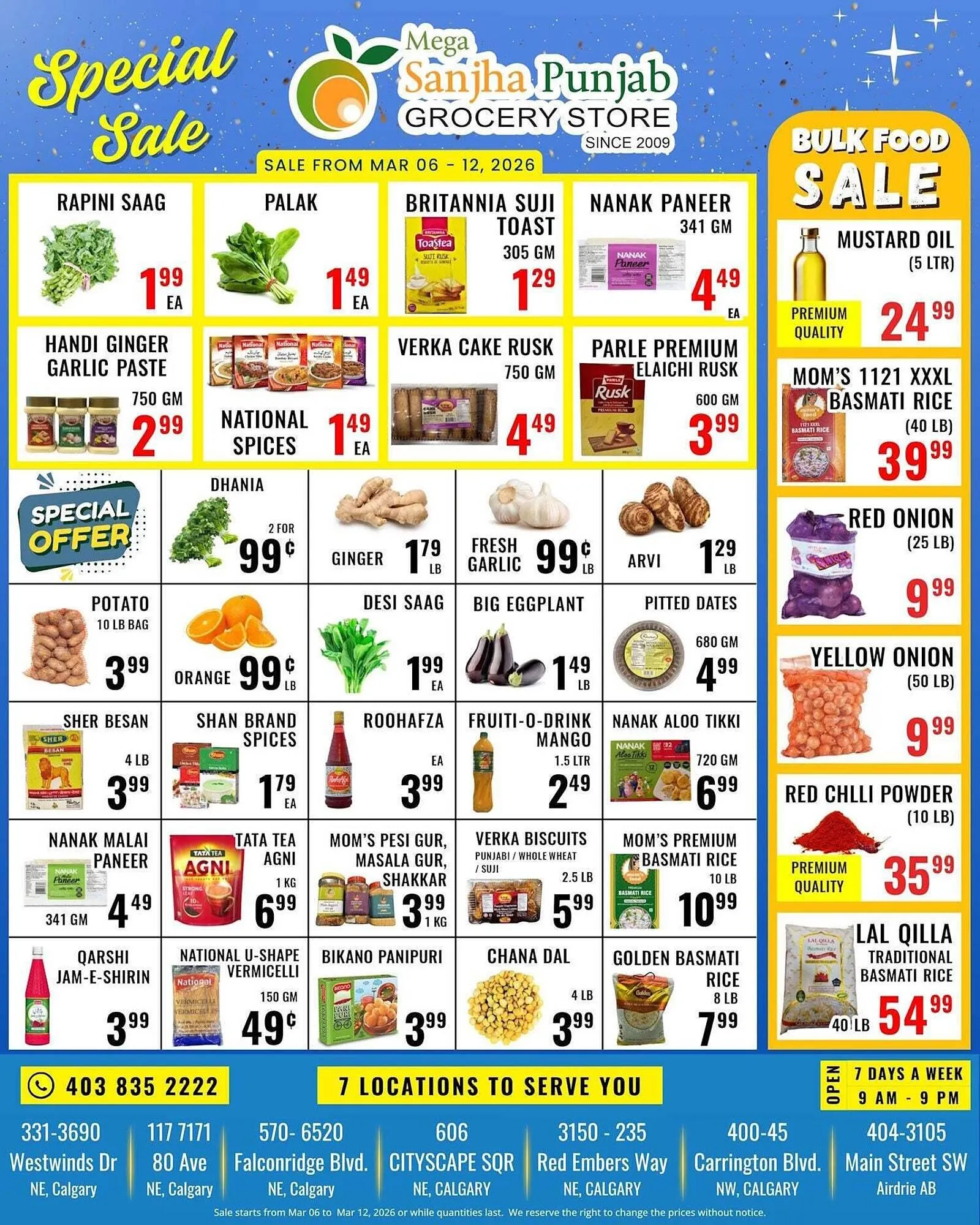 Mega Sanjha Punjab Grocery Store flyer - 1