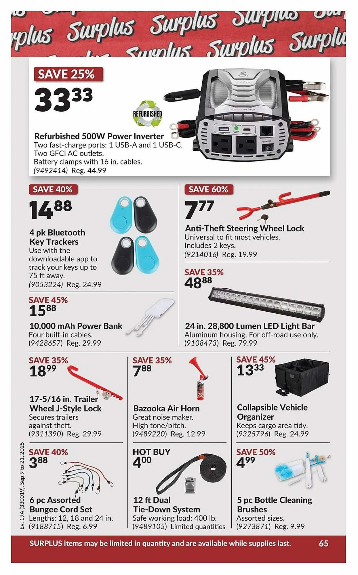Princess Auto flyer from September 5 to September 12 2025 - flyer page 68