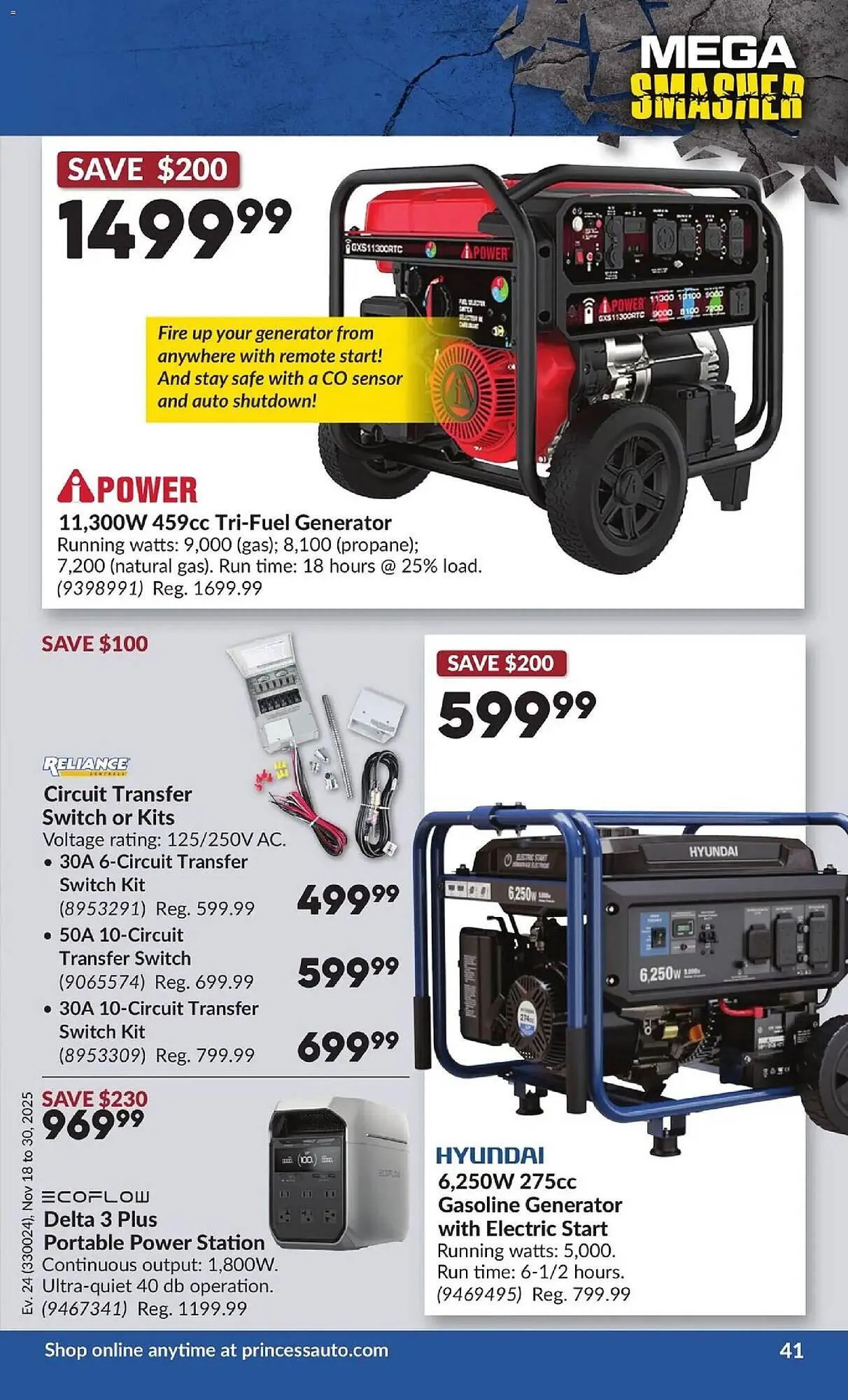 Princess Auto flyer from November 18 to December 1 2025 - flyer page 54
