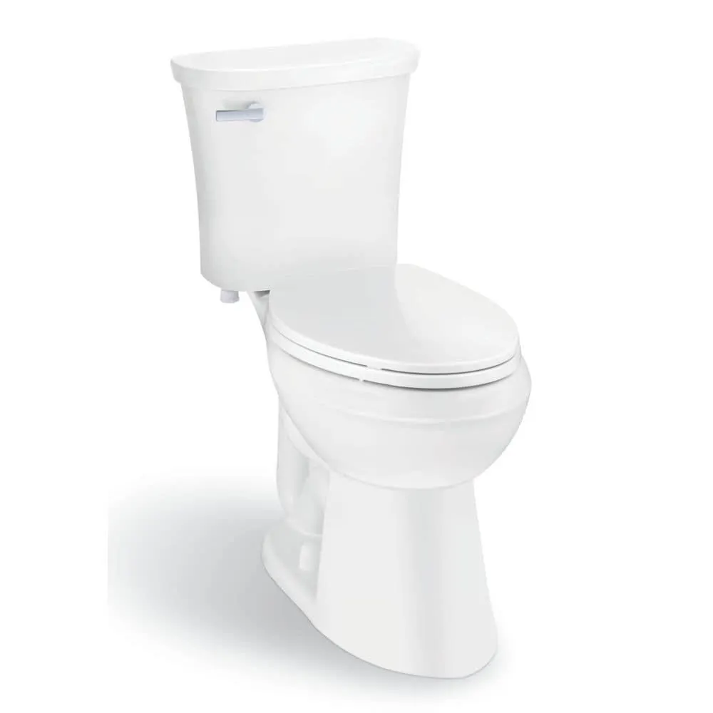 Power Flush All-In-One 2-Piece 4.8 LPF Single Flush Elongated Bowl Toilet in White