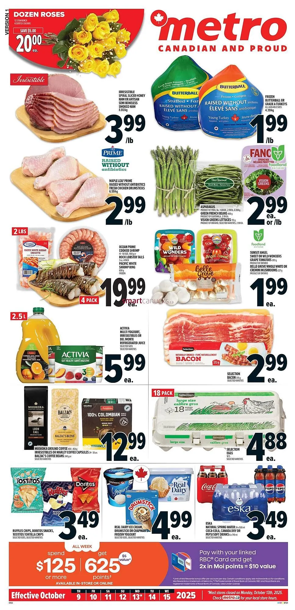 Metro flyer from October 9 to October 15 2025 - flyer page 2