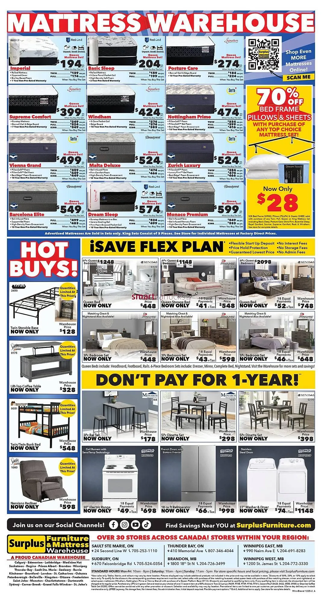 Surplus Furniture flyer from December 1 to December 31 2025 - flyer page 2