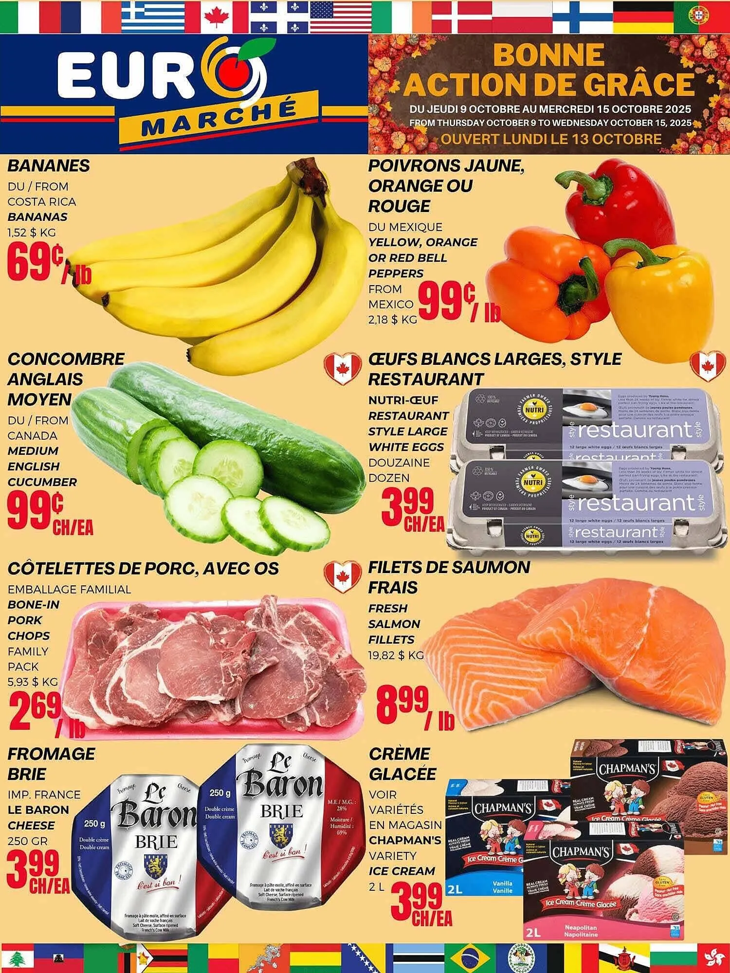 Euromarché flyer from October 9 to October 23 2025 - flyer page 1