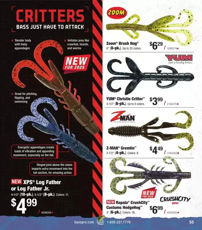 Fishing Specialist Catalog from March 5 to April 3 2025 - flyer page 54