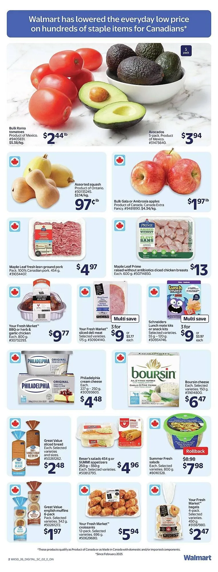 Walmart flyer from January 8 to January 15 2026 - flyer page 3