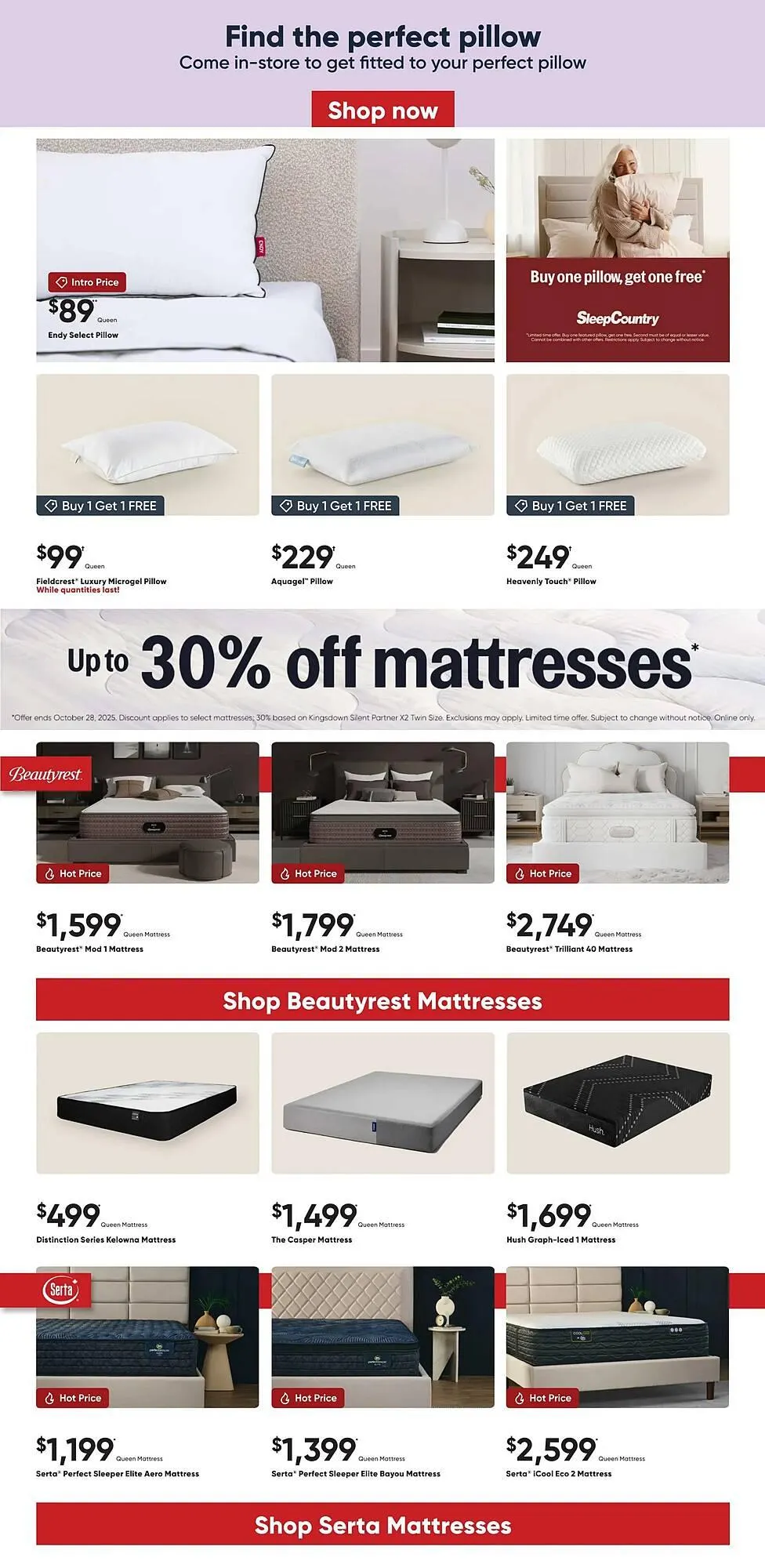 Sleep Country flyer from September 18 to September 24 2025 - flyer page 2