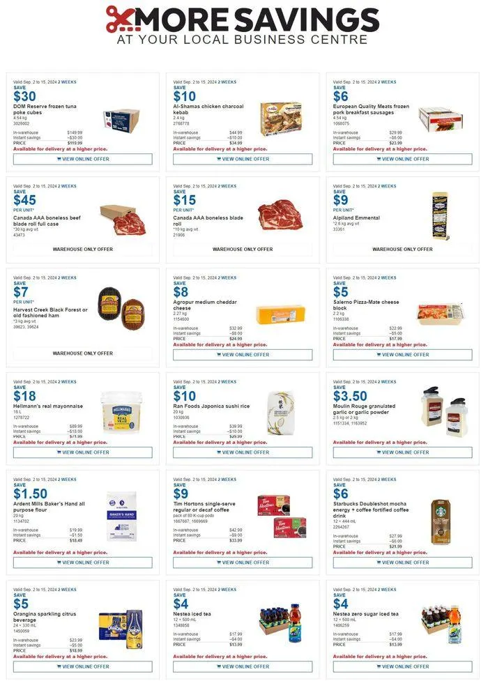 More Savings from September 2 to September 15 2024 - flyer page 1