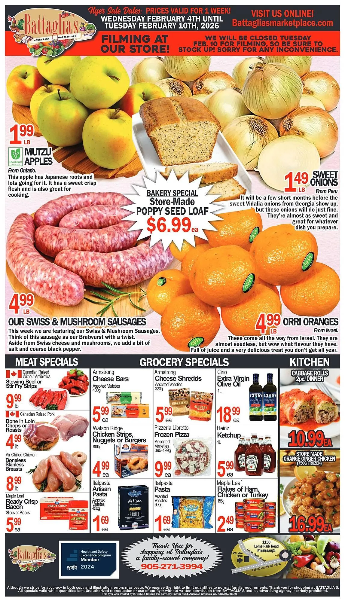 Battaglia's Marketplace flyer from February 4 to February 10 2026 - flyer page 1
