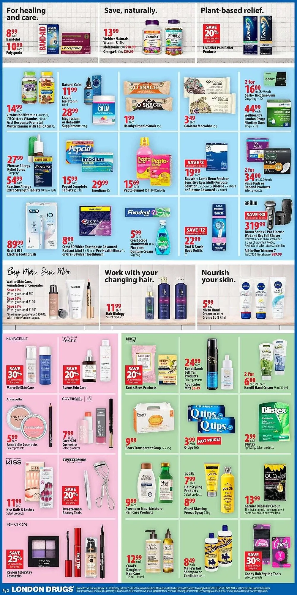 London Drugs flyer from October 9 to October 15 2025 - flyer page 2