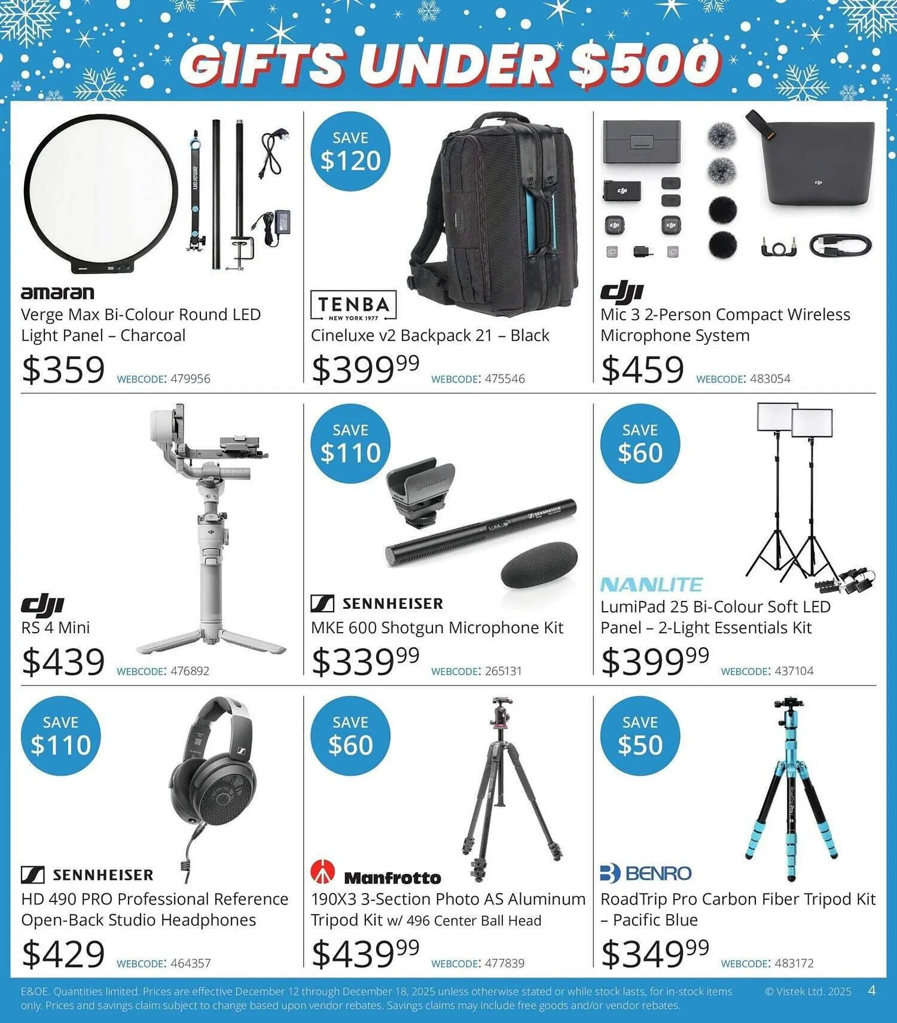 Vistek flyer from December 12 to December 18 2025 - flyer page 4