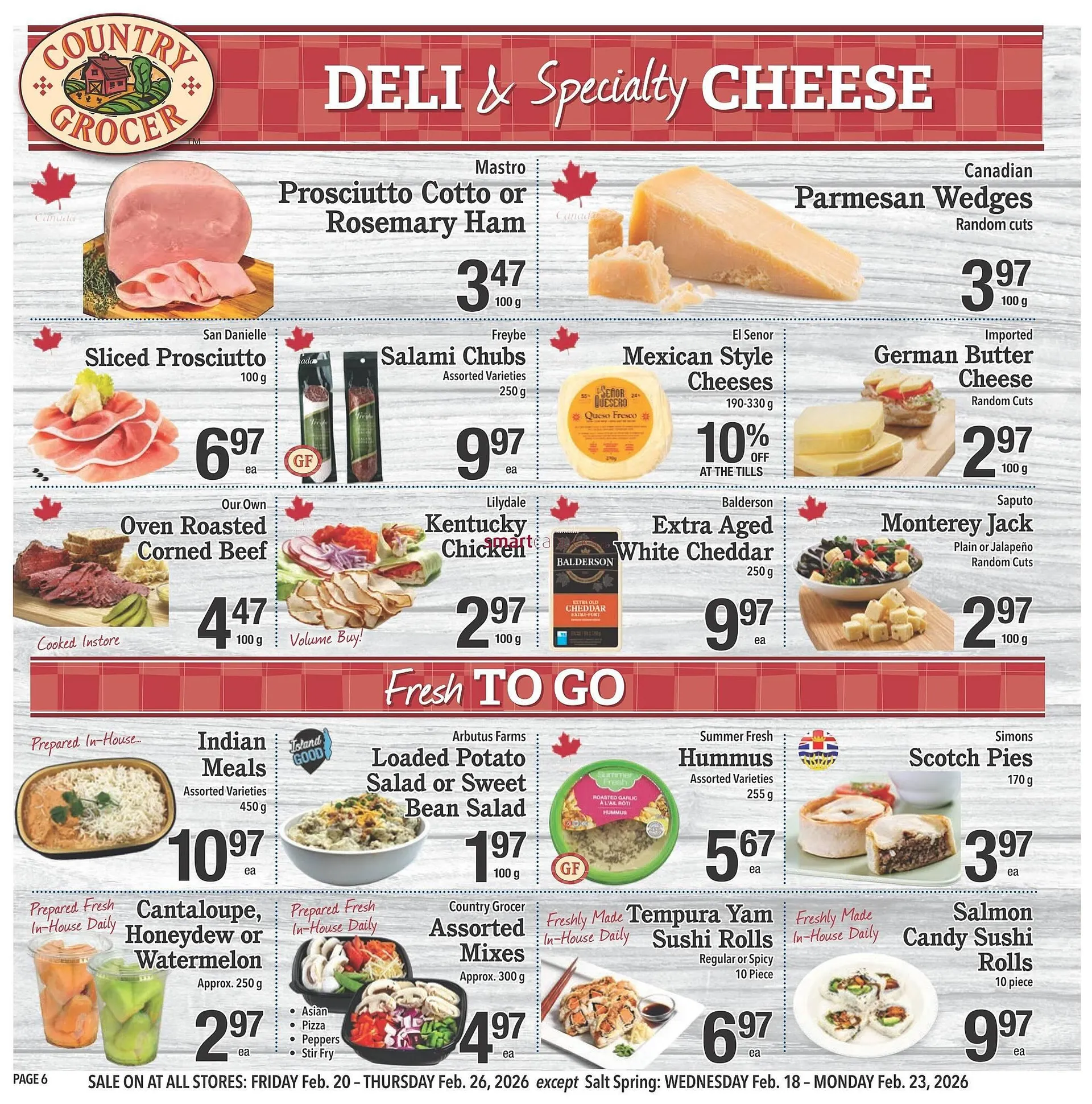 Country Grocer flyer from February 20 to February 26 2026 - flyer page 6