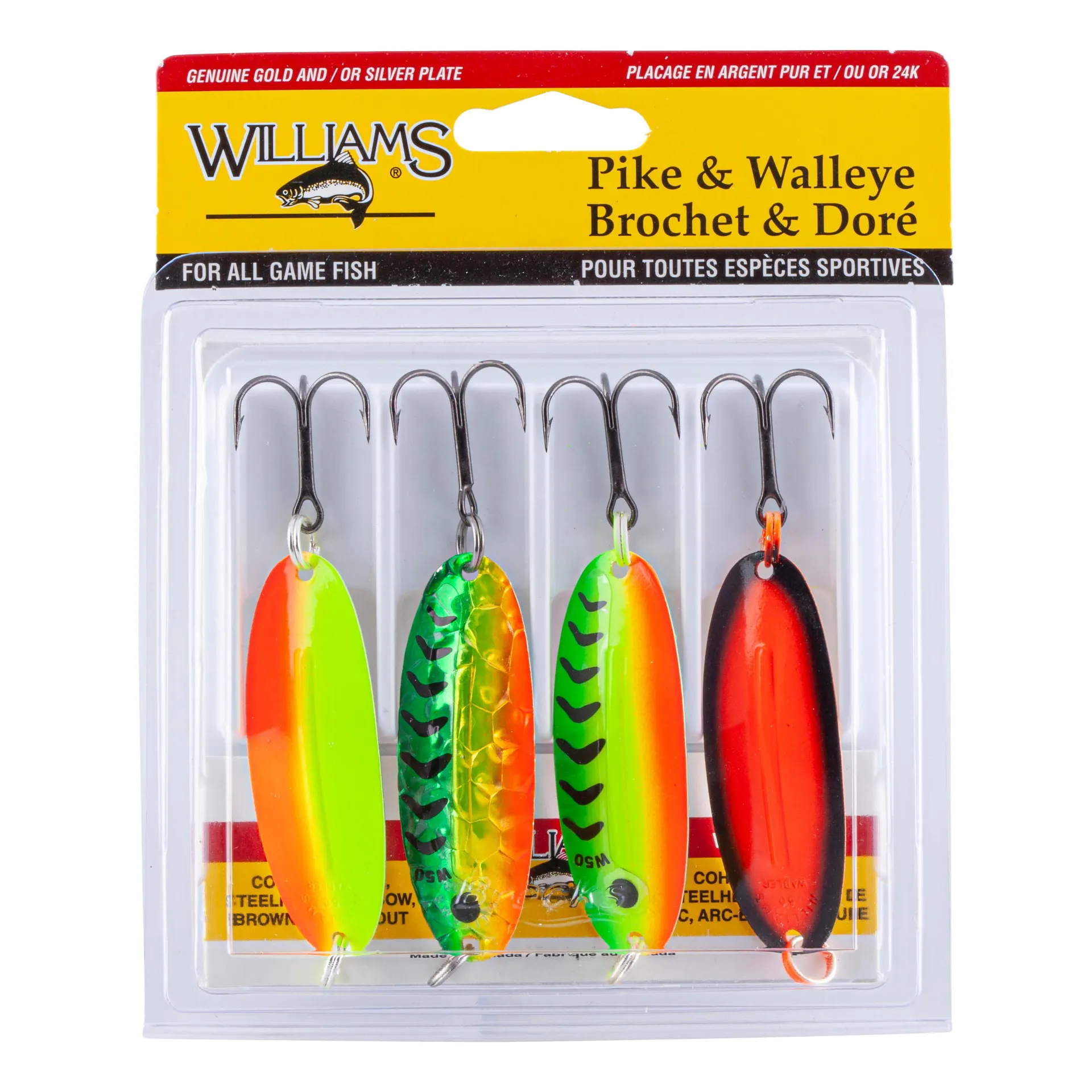 Williams® Pike & Walleye 4-Piece Lure Kit