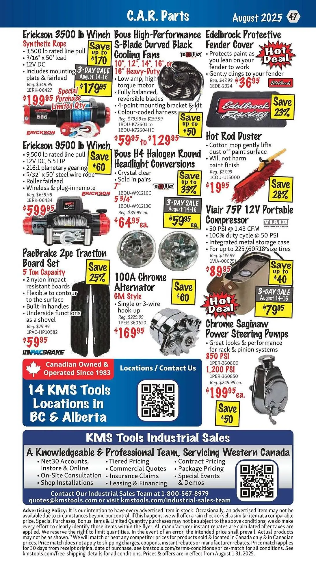 KMS Tools flyer from August 1 to August 8 2025 - flyer page 47