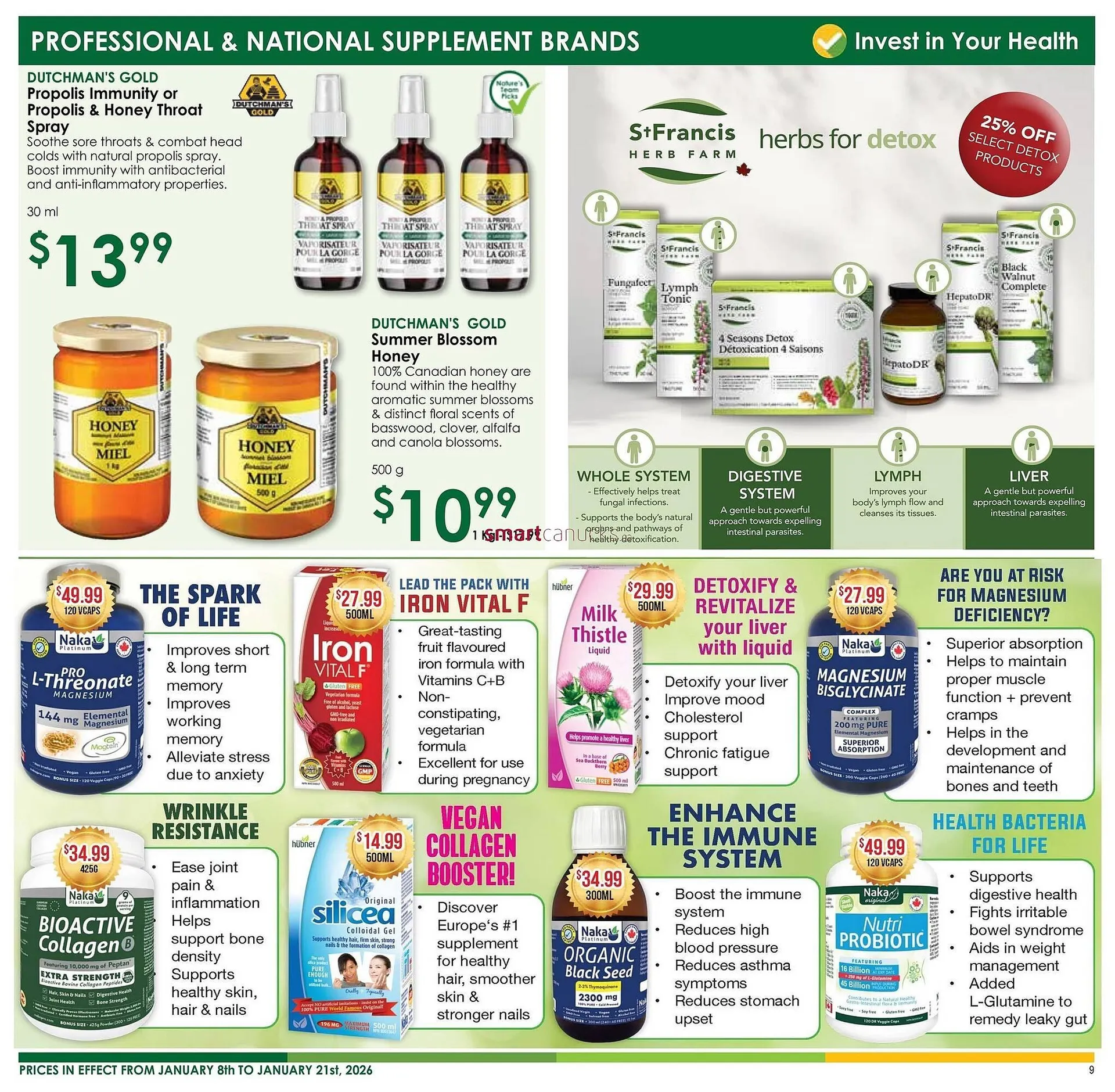 Nature's Emporium flyer from January 8 to January 21 2026 - flyer page 9
