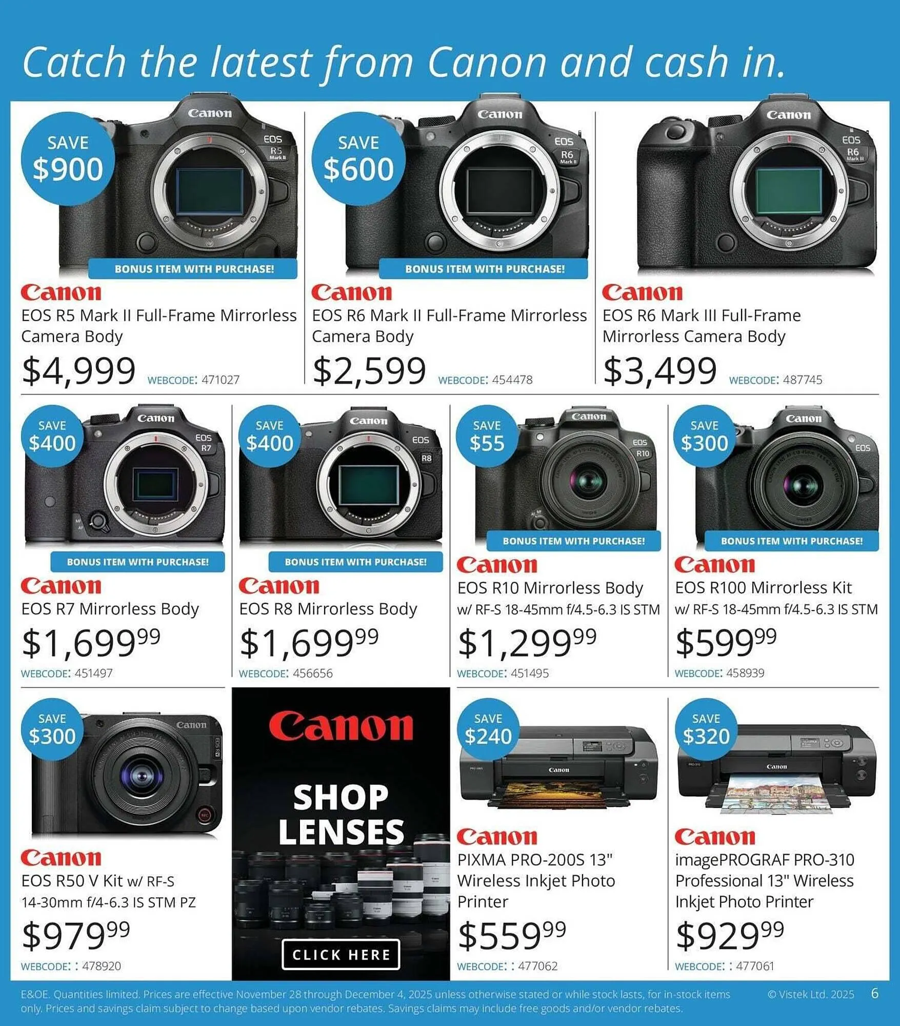 Vistek flyer from November 28 to December 5 2025 - flyer page 6