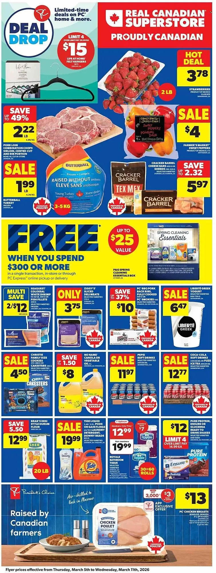 Real Canadian Superstore flyer from March 5 to March 11 2026 - flyer page 1