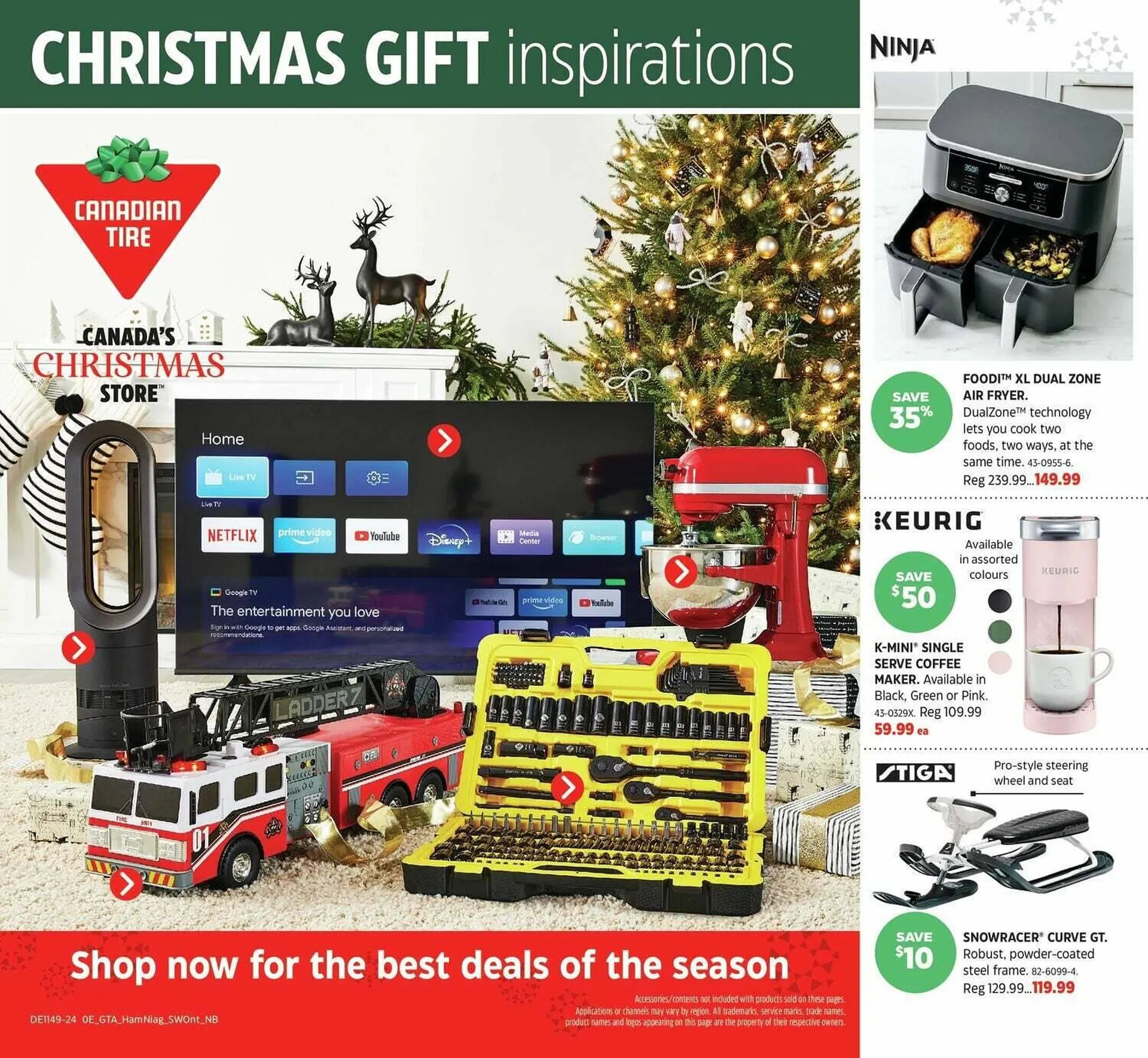 Canadian Tire flyer from November 28 to December 23 2024 - flyer page 1