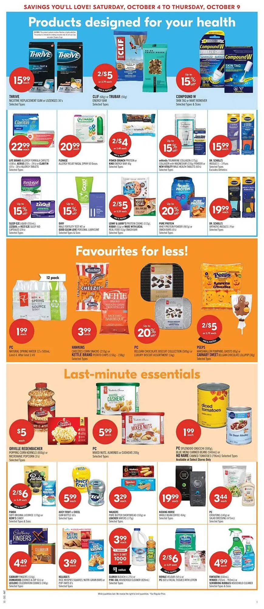 Shoppers Drug Mart flyer from October 4 to October 10 2025 - flyer page 19