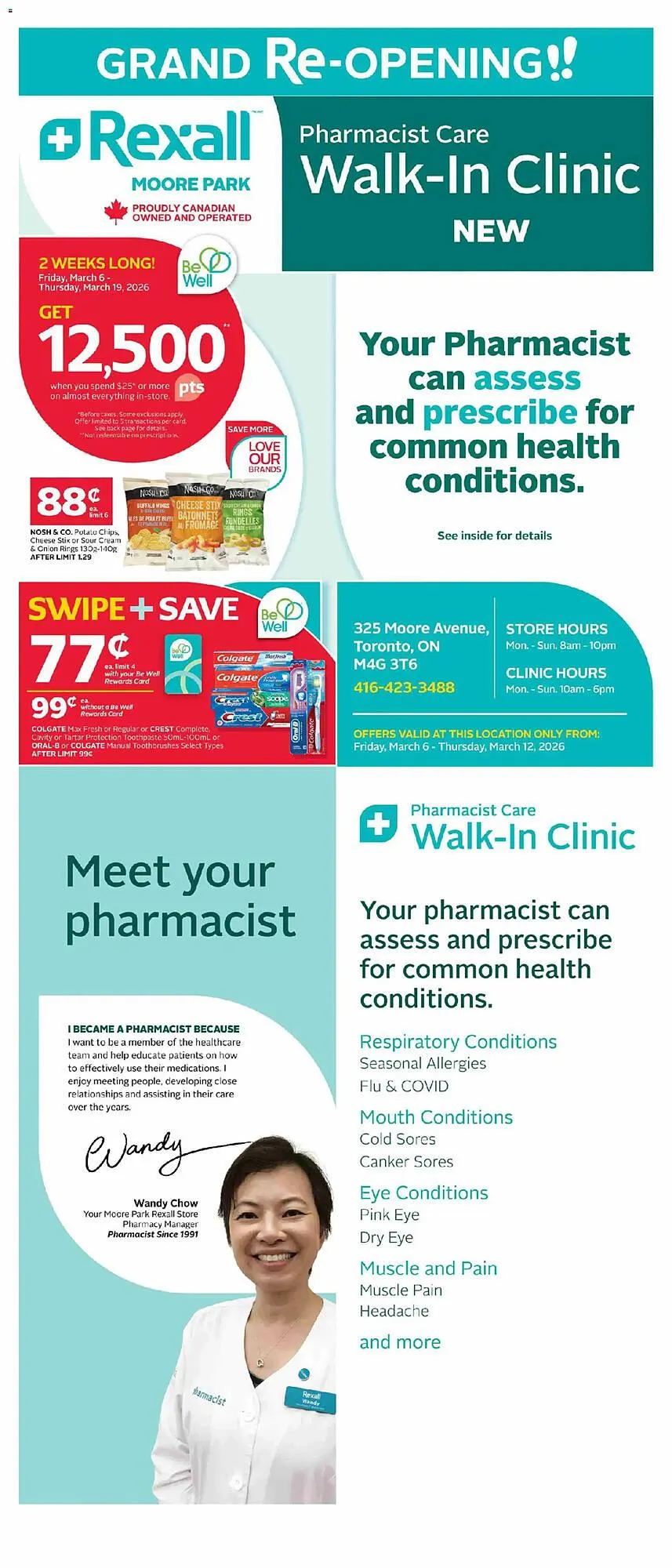 Rexall flyer from March 6 to March 13 2026 - flyer page 1