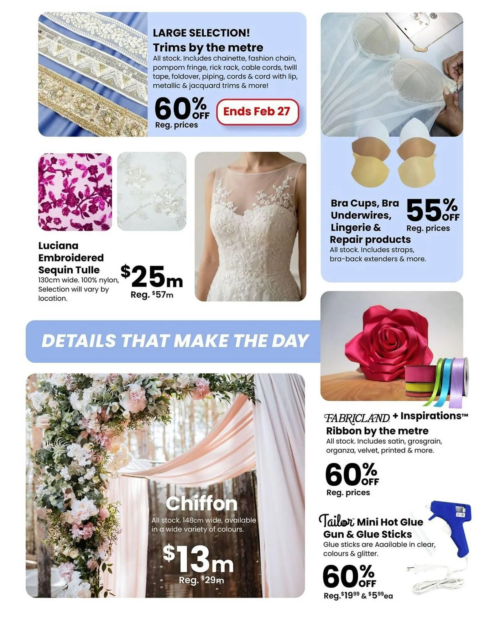 Fabricland flyer from February 1 to February 27 2026 - flyer page 13