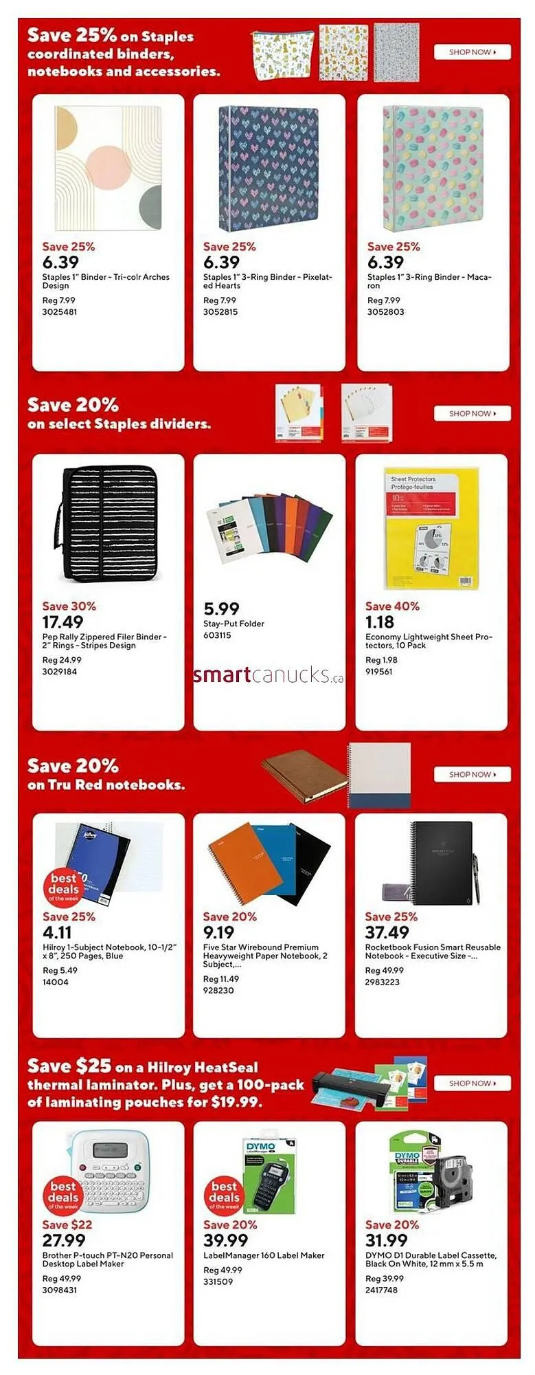 Staples flyer from August 29 to September 4 2025 - flyer page 9