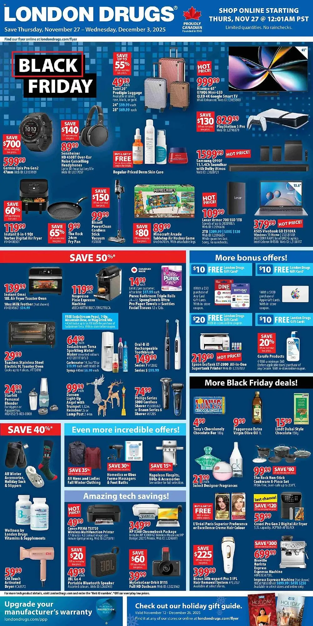 London Drugs flyer from November 27 to December 4 2025 - flyer page 1