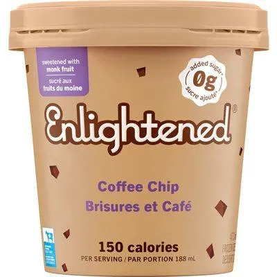 Enlightened Dessert congelé pépites de café
