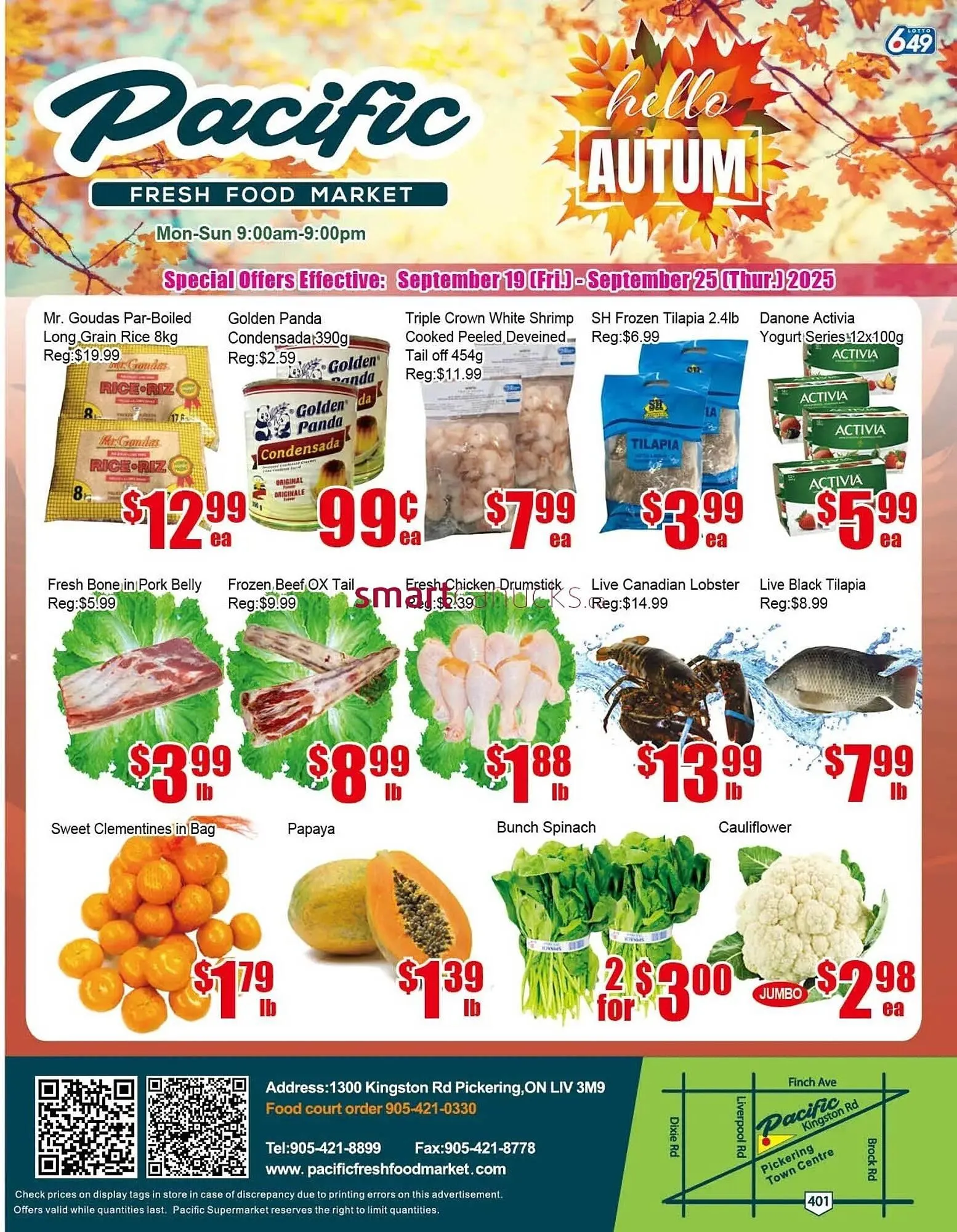 New Pacific Supermarket flyer from September 19 to September 25 2025 - flyer page 1
