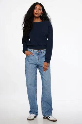 Scuba Off Shoulder Sweatshirt