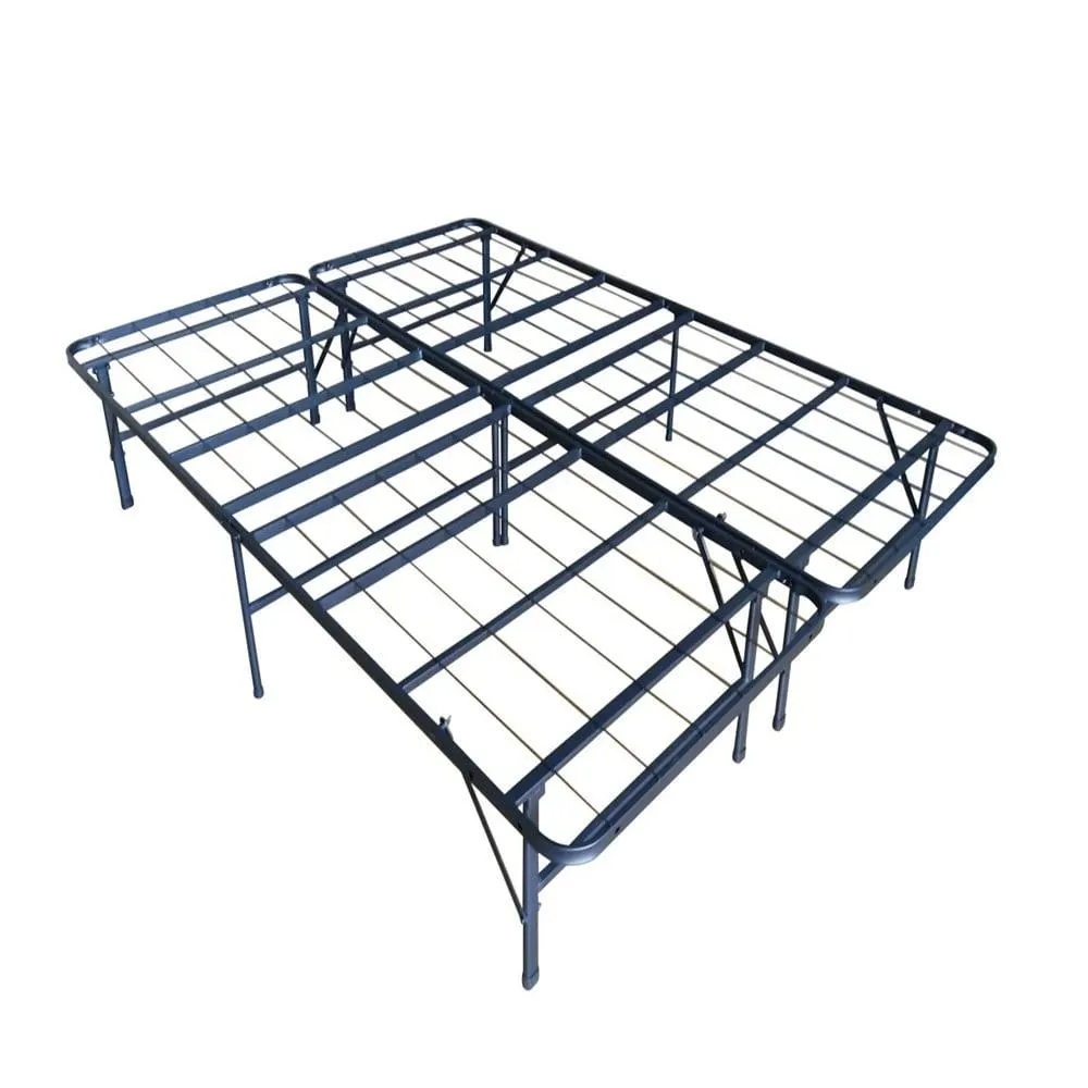 Elaskolatat Full Simplistic design Bed Frame, Black