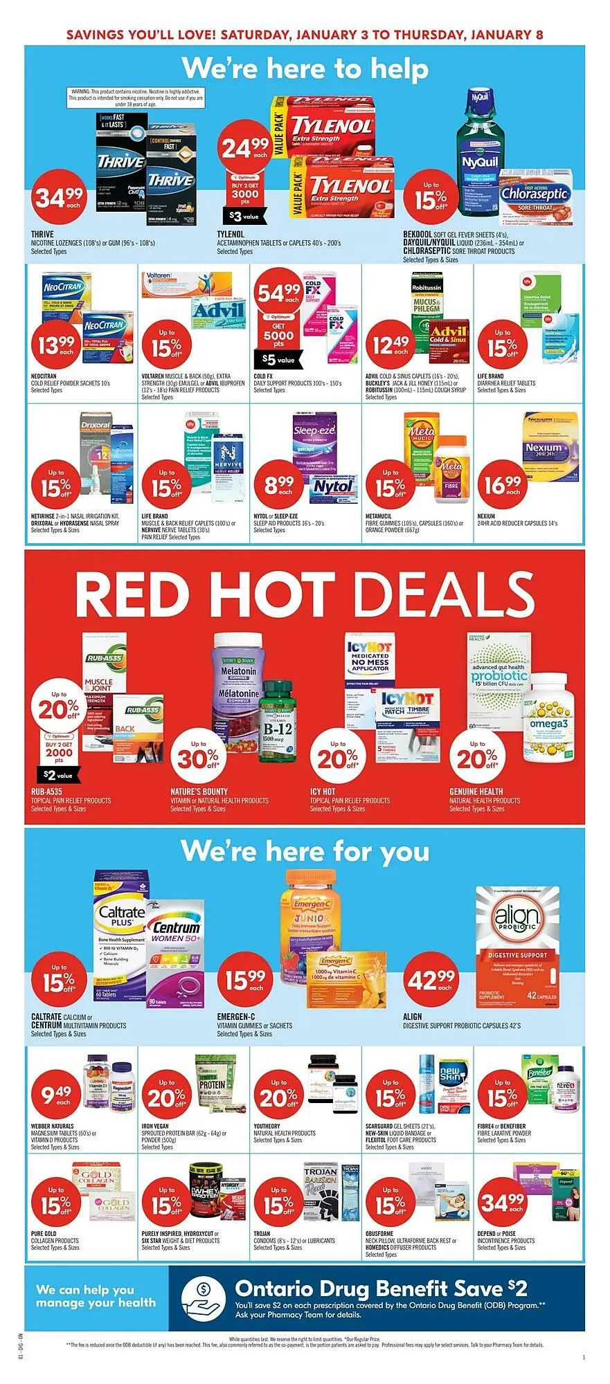 Shoppers Drug Mart flyer from January 3 to January 8 2026 - flyer page 6