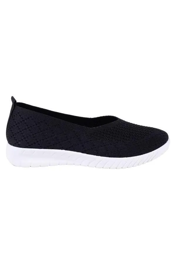 Athletic mesh ballerina walking shoes