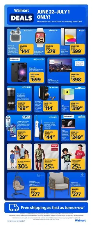 Walmart Flyer - General Merchandise from June 22 to July 1 2026 - flyer page 1
