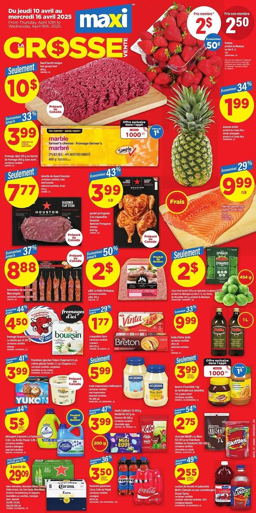 Maxi flyer from April 10 to April 24 2025 - flyer page 1