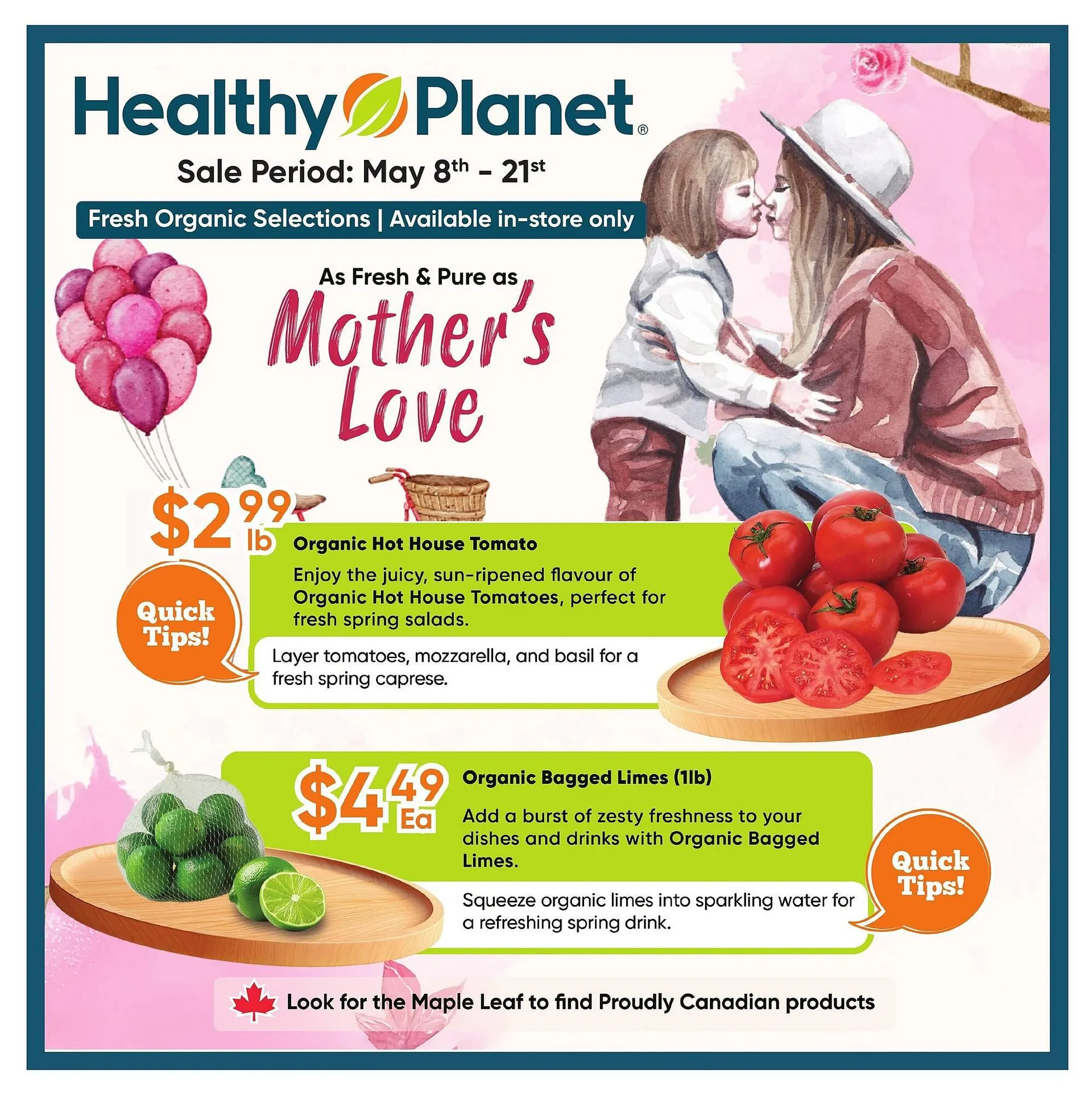 Healthy Planet flyer from May 8 to May 14 2025 - flyer page 1