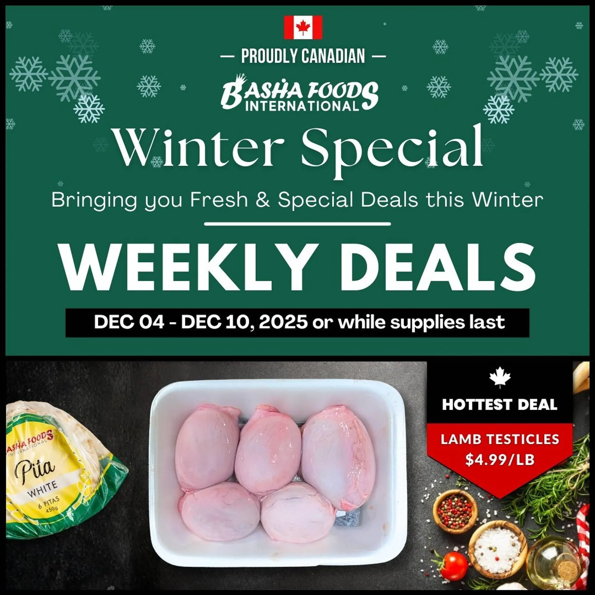 Basha Foods flyer from December 4 to December 10 2025 - flyer page 1