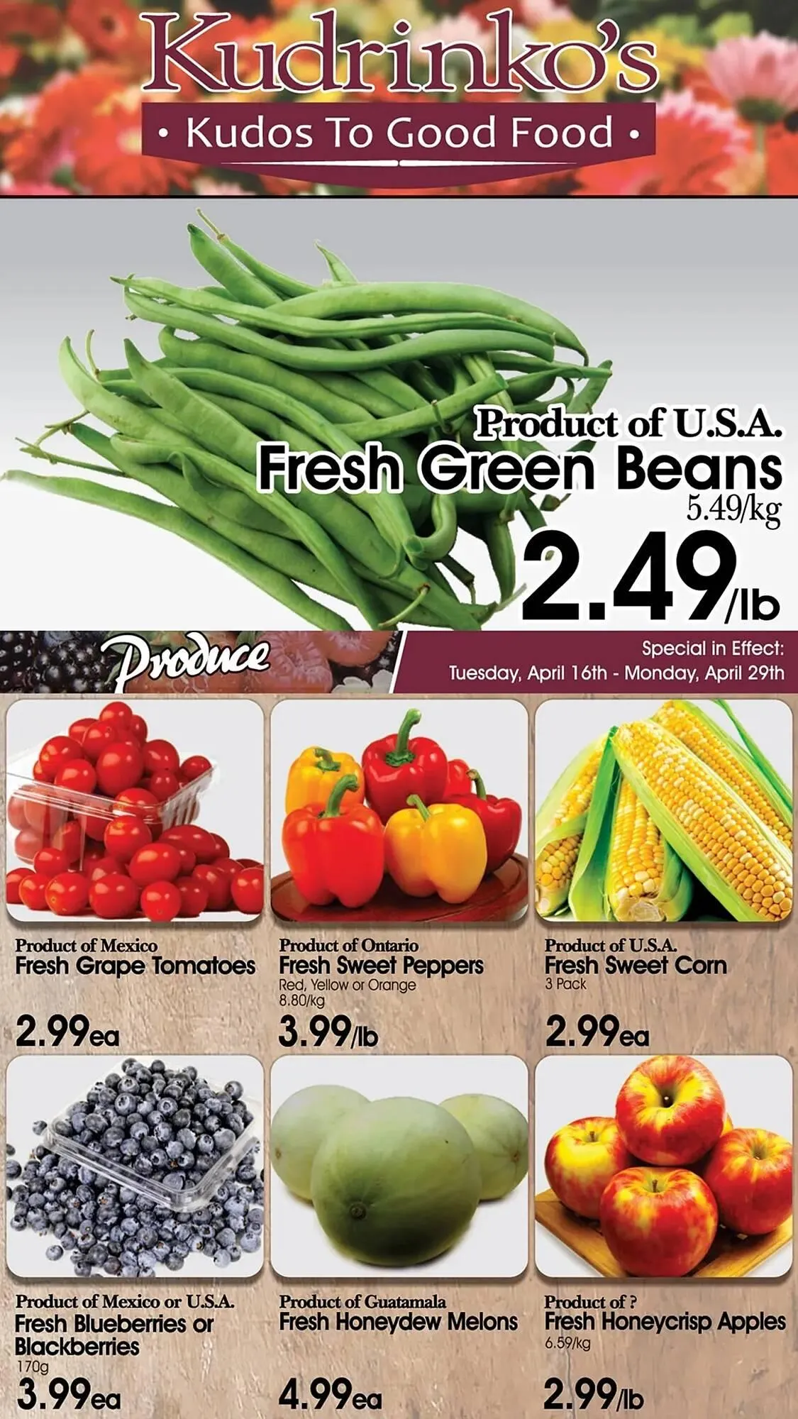 Kudrinko's flyer from April 16 to April 22 2024 - flyer page 5