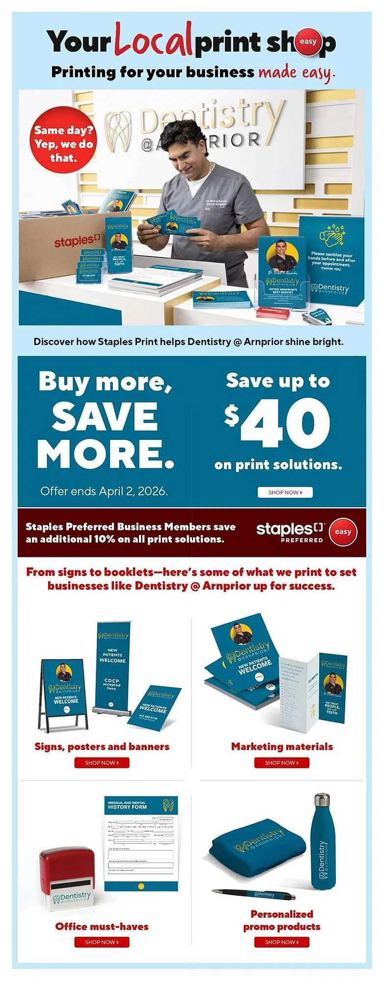 Staples flyer from March 13 to March 19 2026 - flyer page 4