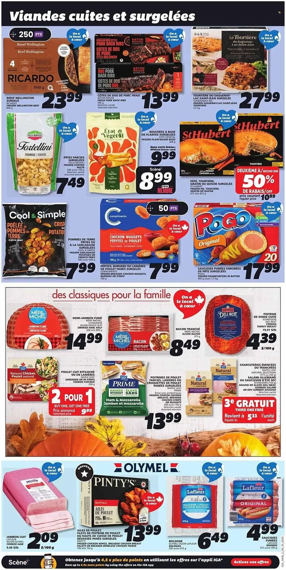 IGA flyer from October 9 to October 15 2025 - flyer page 7