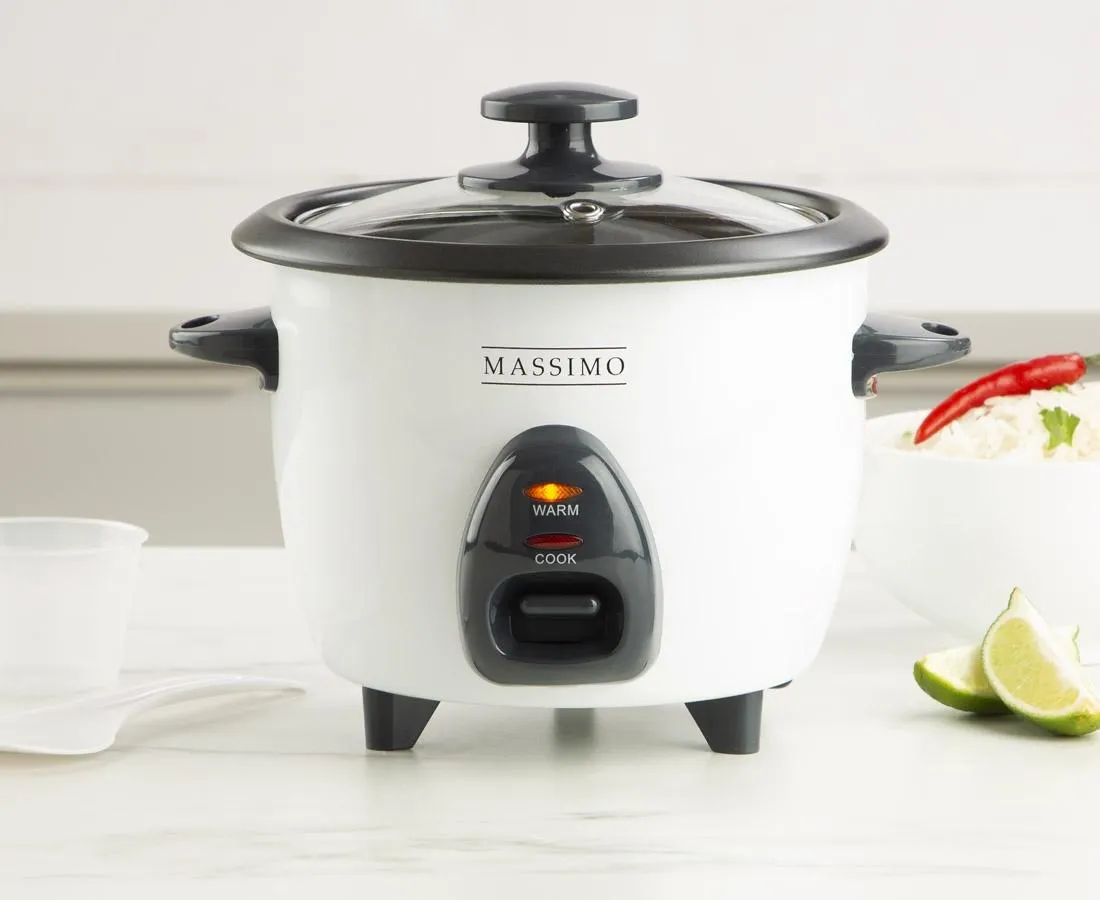 Massimo Electric Rice Cooker, 3 Cups