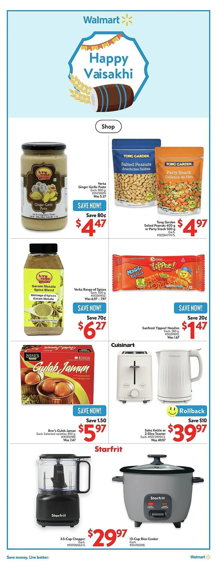 Walmart flyer from April 11 to May 2 2025 - flyer page 7