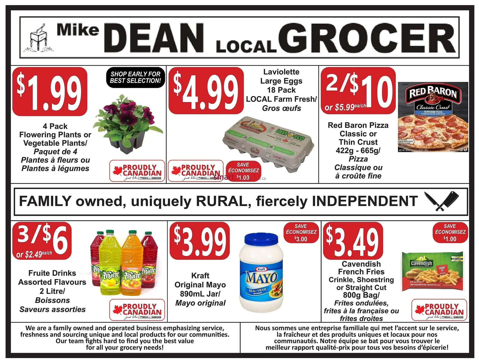 Mike Deans Super Food flyer - 1