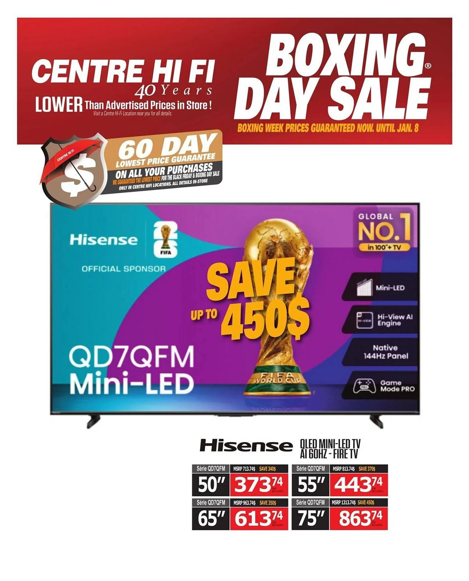 Centre Hi-Fi flyer from January 2 to January 8 2026 - flyer page 33